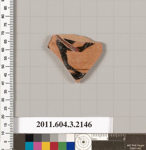 Terracotta fragment of a kylix (drinking cup)
