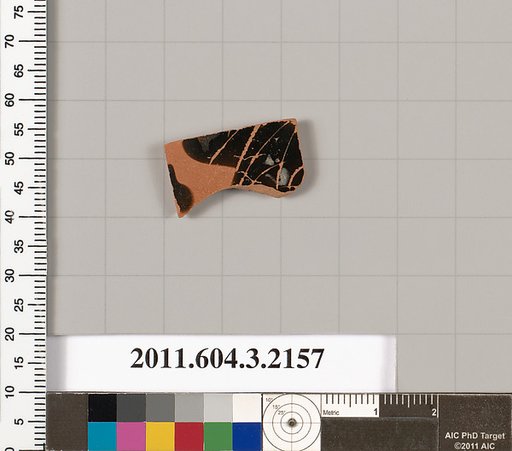 Terracotta fragment of a kylix (drinking cup)