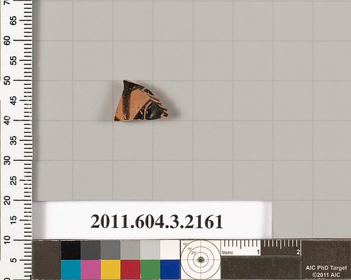 Terracotta fragment of a kylix (drinking cup)