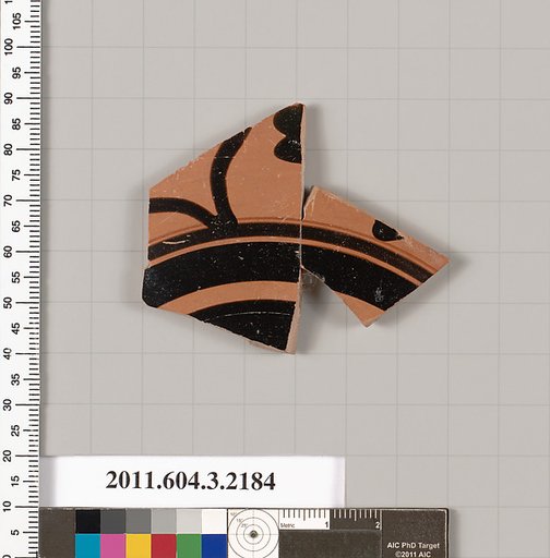 Terracotta fragment of a kylix (drinking cup)
