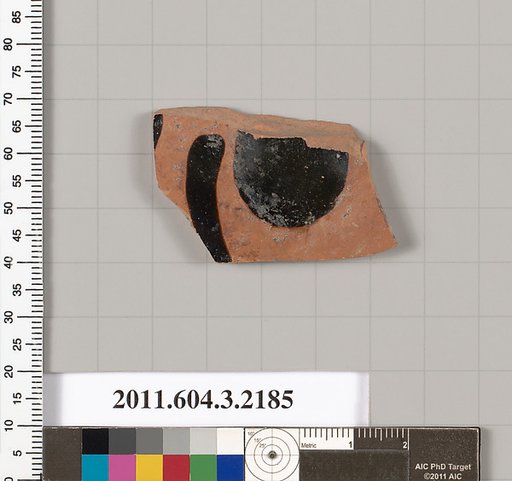 Terracotta fragment of a kylix (drinking cup)