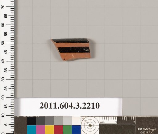 Terracotta fragment of a kylix (drinking cup)
