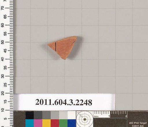 Terracotta fragment of a kylix (drinking cup)