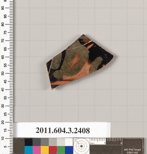 Terracotta fragment of a kylix: eye-cup (drinking cup)?