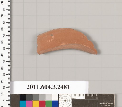 Terracotta fragment of a kylix (drinking cup)?