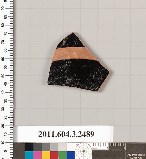 Terracotta fragment of a kylix (drinking cup)