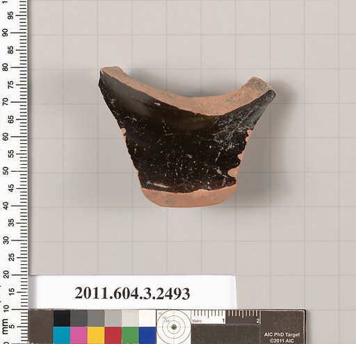 Terracotta fragment of a kylix (drinking cup)