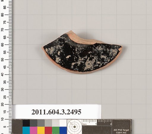 Terracotta fragment of a kylix (drinking cup)