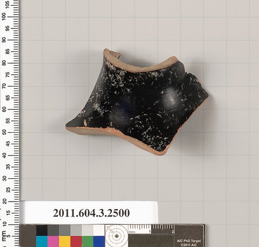 Terracotta fragment of a kylix (drinking cup)