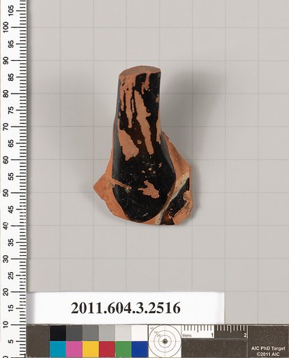 Terracotta fragment of a kylix: eye-cup (drinking cup)?