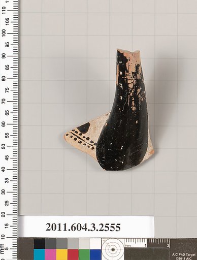 Terracotta fragment of a kylix (drinking cup)