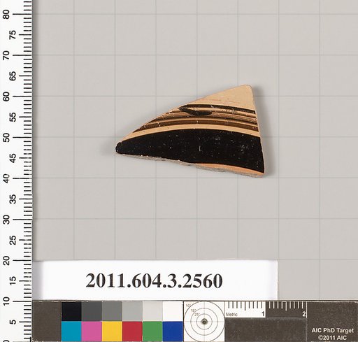 Terracotta fragment of a kylix (drinking cup)