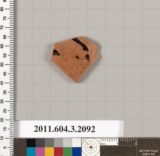 Terracotta fragment of a kylix (drinking cup)