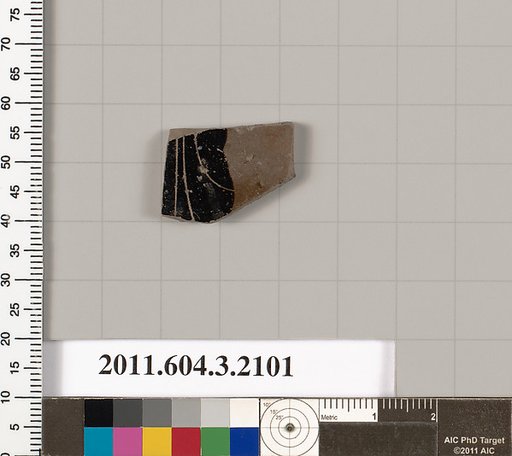 Terracotta fragment of a kylix (drinking cup)