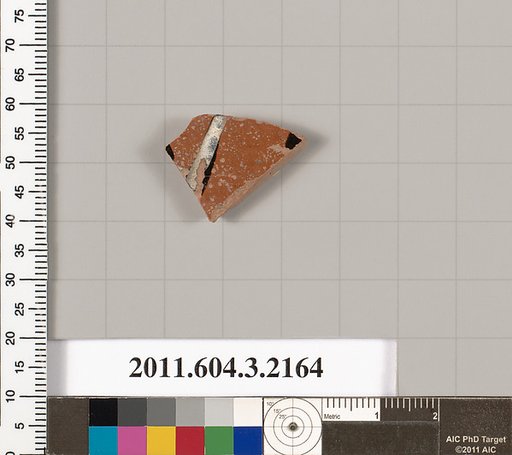 Terracotta fragment of a kylix (drinking cup)