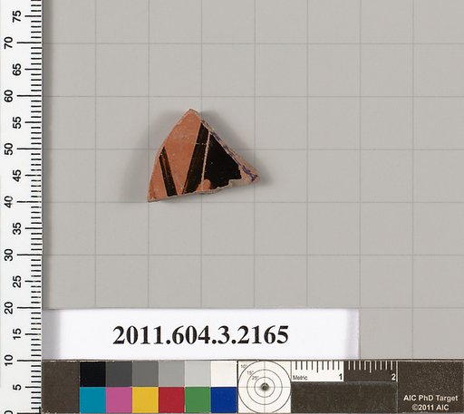Terracotta fragment of a kylix (drinking cup)