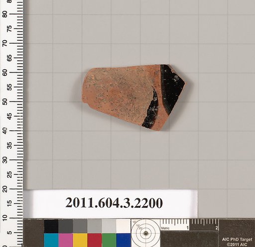 Terracotta fragment of a kylix (drinking cup)