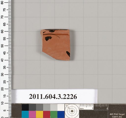 Terracotta fragment of a kylix (drinking cup)