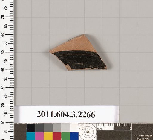 Terracotta fragment of a kylix (drinking cup)