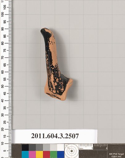 Terracotta fragment of a kylix (drinking cup)