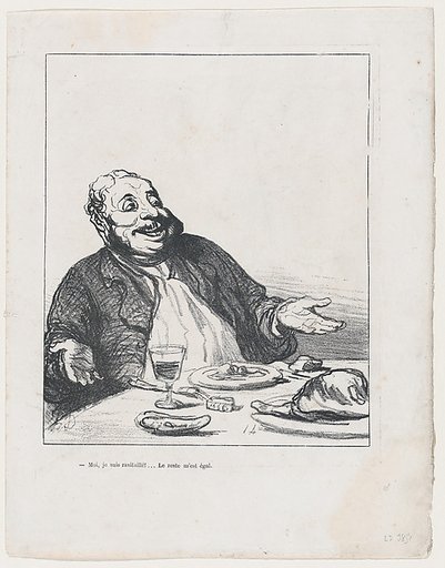 As for me, I am full... Never mind the rest, published in "L'Album du Siège"