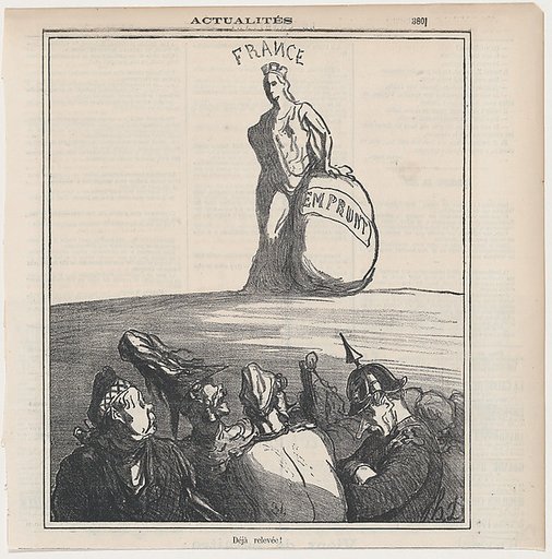 Already on her feet again!, from "News of the day"