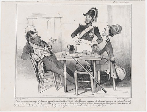 Plate 17: We're shareholders in the Institute of Agriculture..., from 'Caricaturana,' published in Les Robert Macaires
