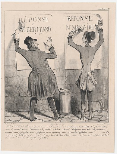 Plate 38: Hot stuff! Hot stuff!, from 'Caricaturana,' published in Les Robert Macaires