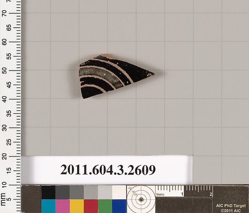 Terracotta fragment of a kylix (drinking cup)