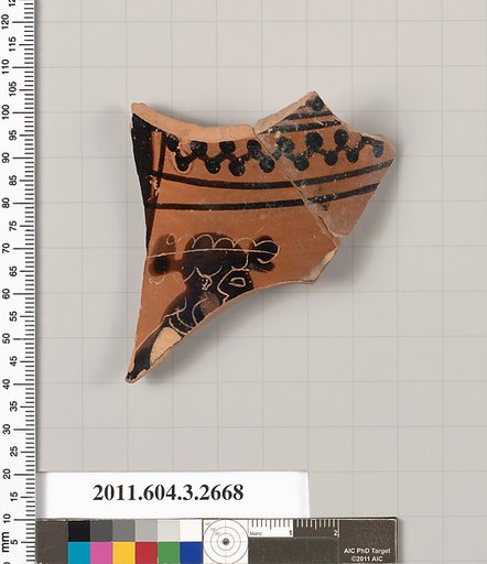 Terracotta fragment of an olpe (jug)
