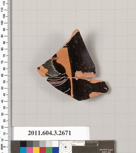 Terracotta fragment of an olpe (jug)