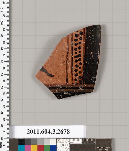 Terracotta fragment of an olpe (jug)