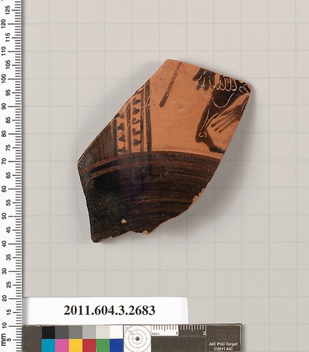 Terracotta fragment of an olpe (jug)