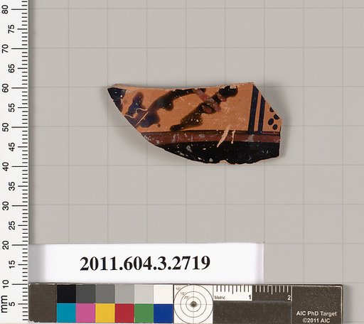 Terracotta fragment of an oinochoe (jug) or olpe (jug)