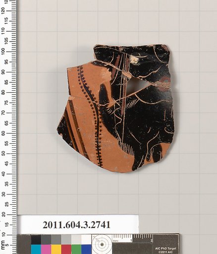 Terracotta fragment of an oinochoe (jug) or olpe (jug)