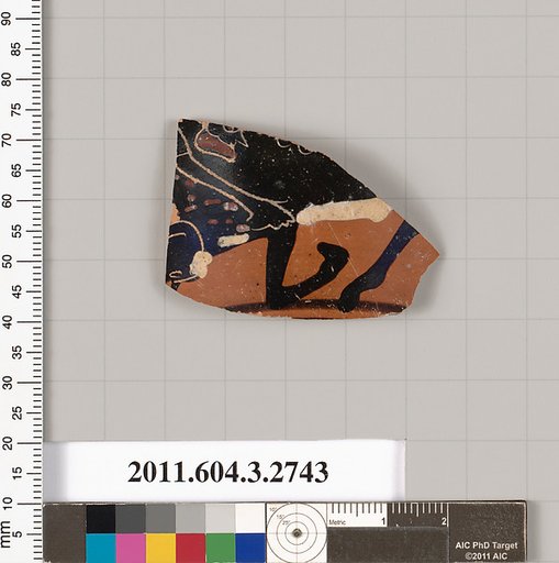 Terracotta fragment of an oinochoe (jug) or olpe (jug)