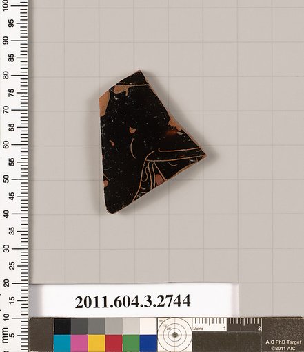 Terracotta fragment of an oinochoe (jug) or olpe (jug)