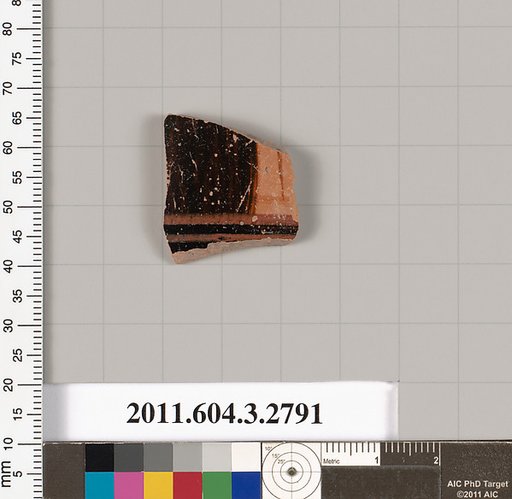 Terracotta fragment of an oinochoe (jug) or olpe (jug)