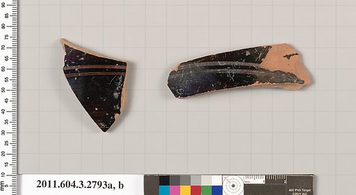 Terracotta fragments of oinochoai (jugs) or olpai (jugs)