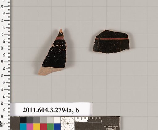 Terracotta fragments of oinochoai (jugs) or olpai (jugs)