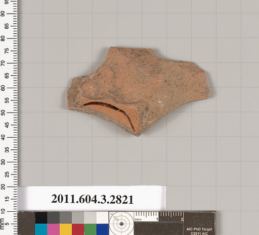 Terracotta fragment of an undetermined shape