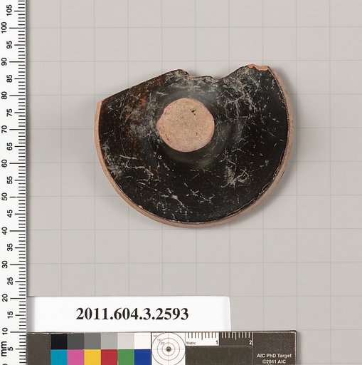Terracotta fragment of a kylix (drinking cup)