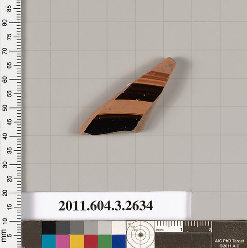 Terracotta fragment of a kylix (drinking cup)