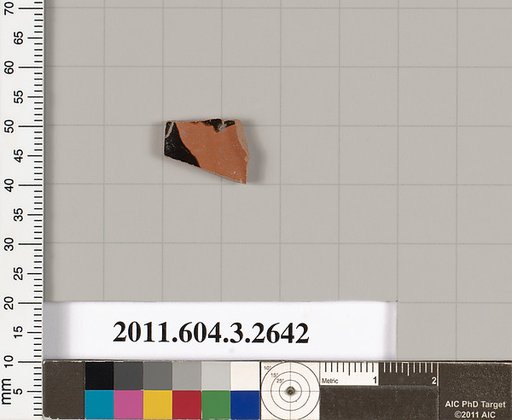 Terracotta fragment of a closed shape