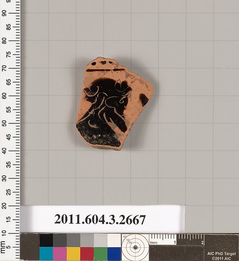 Terracotta fragment of an olpe (jug)