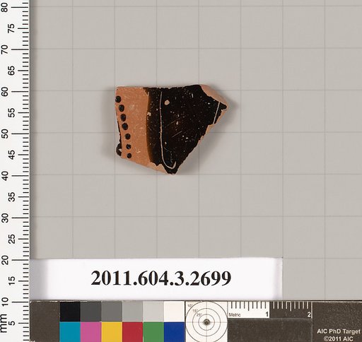 Terracotta fragment of an oinochoe (jug) or olpe (jug)