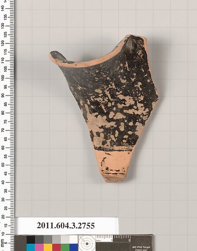 Terracotta fragment of a trefoil oinochoe (jug)
