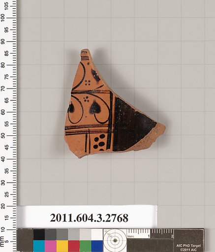 Terracotta fragment of an olpe (jug)