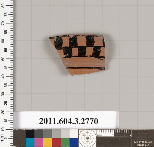 Terracotta fragment of an olpe (jug)