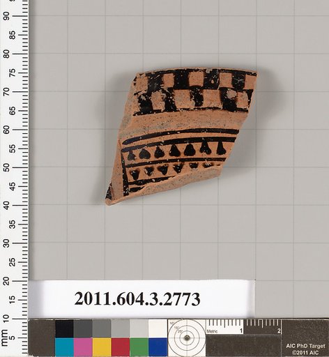 Terracotta fragment of an olpe (jug)